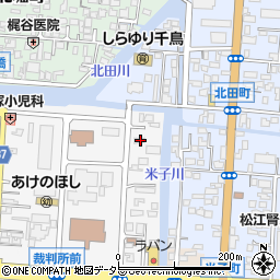 島根県松江市母衣町174周辺の地図