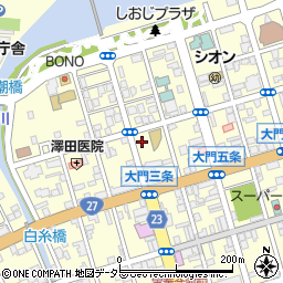 京都北都信用金庫東舞鶴中央支店周辺の地図