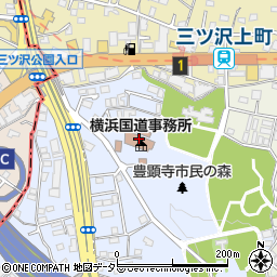 横浜国道事務所周辺の地図