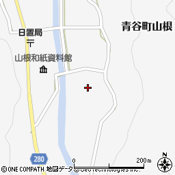 鳥取県鳥取市青谷町山根409周辺の地図