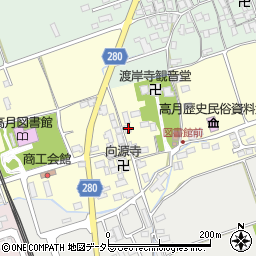 滋賀県長浜市高月町渡岸寺41周辺の地図