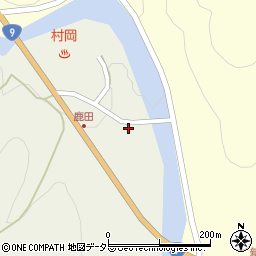 兵庫県美方郡香美町村岡区鹿田23周辺の地図
