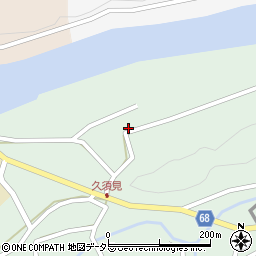 岐阜県恵那市長島町久須見233周辺の地図