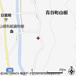 鳥取県鳥取市青谷町山根438周辺の地図