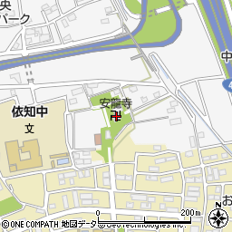 安竜寺周辺の地図