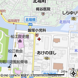 島根県松江市殿町297周辺の地図