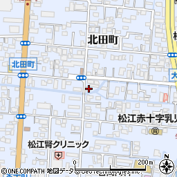 島根県松江市北田町9周辺の地図
