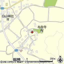 千葉県市原市福増622周辺の地図