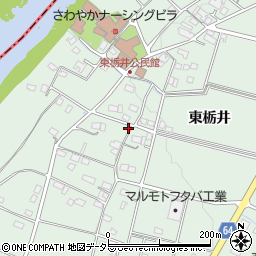 岐阜県美濃加茂市下米田町東栃井159周辺の地図