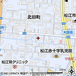 島根県松江市北田町6-11周辺の地図