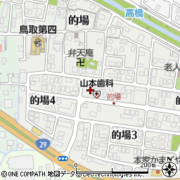 鳥取県鳥取市的場3丁目15周辺の地図