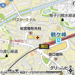 キャンドゥ鶴ヶ峰駅前店周辺の地図