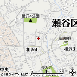 神奈川県横浜市瀬谷区相沢4丁目19周辺の地図