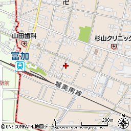 岐阜県加茂郡富加町羽生1512-13周辺の地図