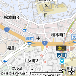 リパーク横浜松本町２丁目駐車場周辺の地図
