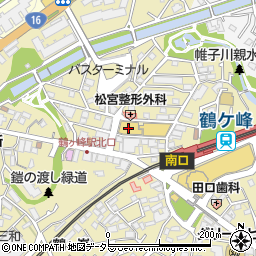 西友鶴ヶ峰店周辺の地図