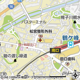 セリア西友鶴ヶ峰店周辺の地図