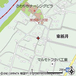 岐阜県美濃加茂市下米田町東栃井周辺の地図