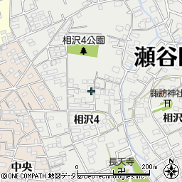 神奈川県横浜市瀬谷区相沢4丁目23周辺の地図