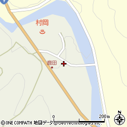 兵庫県美方郡香美町村岡区鹿田88周辺の地図