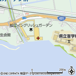 ラウ LAUT 松江周辺の地図