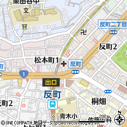 水道修理の救急車横浜反町店周辺の地図