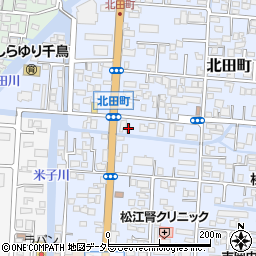 島根県松江市北田町14周辺の地図