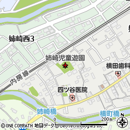 姉崎児童遊園周辺の地図
