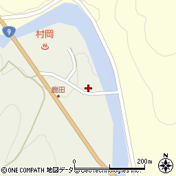 兵庫県美方郡香美町村岡区鹿田32周辺の地図
