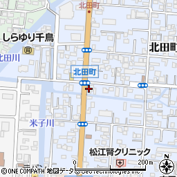 島根県松江市北田町18周辺の地図