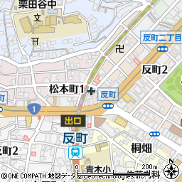 ラフィネ横浜反町周辺の地図