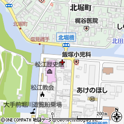 島根県松江市殿町250周辺の地図