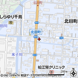 島根県松江市北田町15周辺の地図