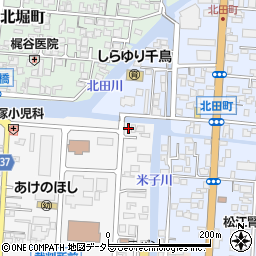 島根県松江市母衣町172周辺の地図