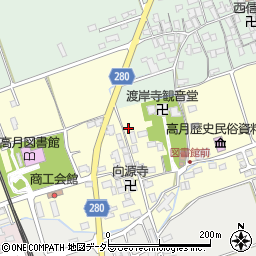 滋賀県長浜市高月町渡岸寺54周辺の地図