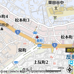 ハウス横浜周辺の地図