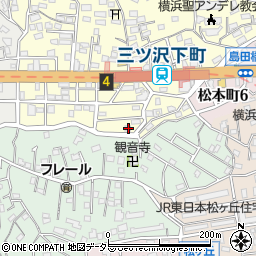 神奈川県横浜市神奈川区三ツ沢下町4-1周辺の地図