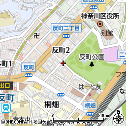 神奈川県横浜市神奈川区反町周辺の地図