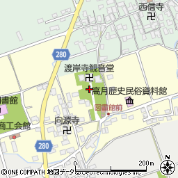 滋賀県長浜市高月町渡岸寺49周辺の地図