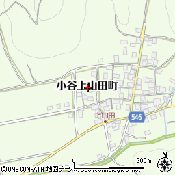 滋賀県長浜市小谷上山田町周辺の地図