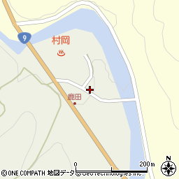 兵庫県美方郡香美町村岡区鹿田85周辺の地図