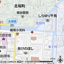 島根県松江市母衣町152周辺の地図
