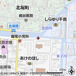 島根県松江市母衣町153周辺の地図