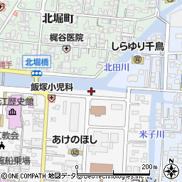 島根県松江市母衣町151周辺の地図