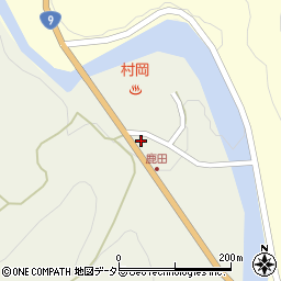 兵庫県美方郡香美町村岡区鹿田111周辺の地図