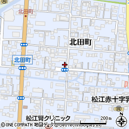 北田町集会所愛隣会館周辺の地図