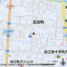 島根県松江市北田町99周辺の地図