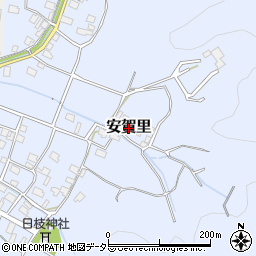 福井県若狭町（三方上中郡）安賀里周辺の地図