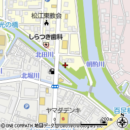島根県松江市学園1丁目22周辺の地図
