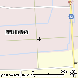 鳥取県鳥取市鹿野町寺内57-1周辺の地図